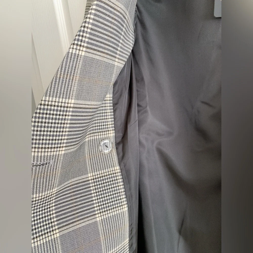 NWT J.ing plaid belted women’s trench coat - Picture 9 of 16